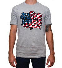 Graffiti American Flag Tee